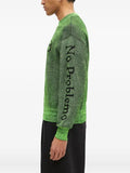 Aries Glitch Alien-O knit sweater