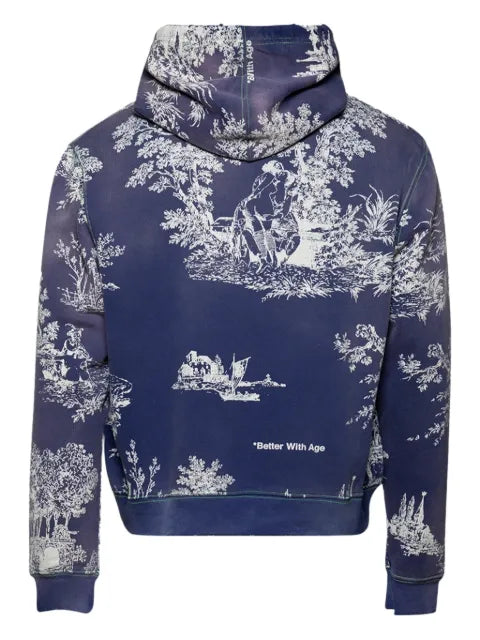 Better with Age  Yeresa patterned hoodie