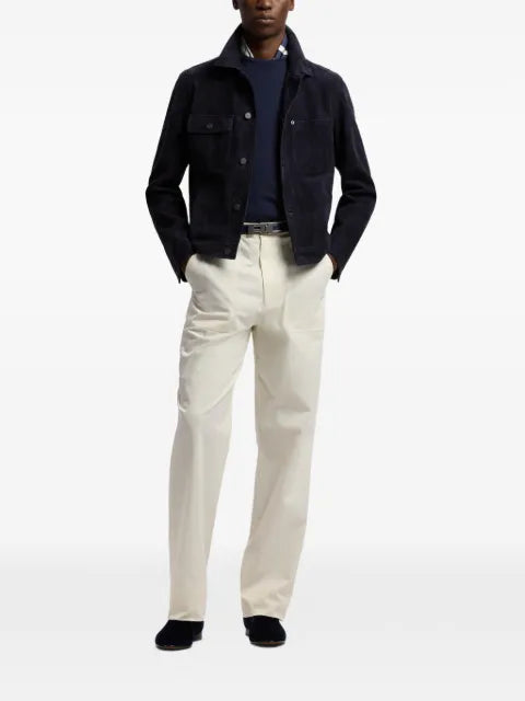 Ralph Lauren Purple Label buttoned leather jacket
