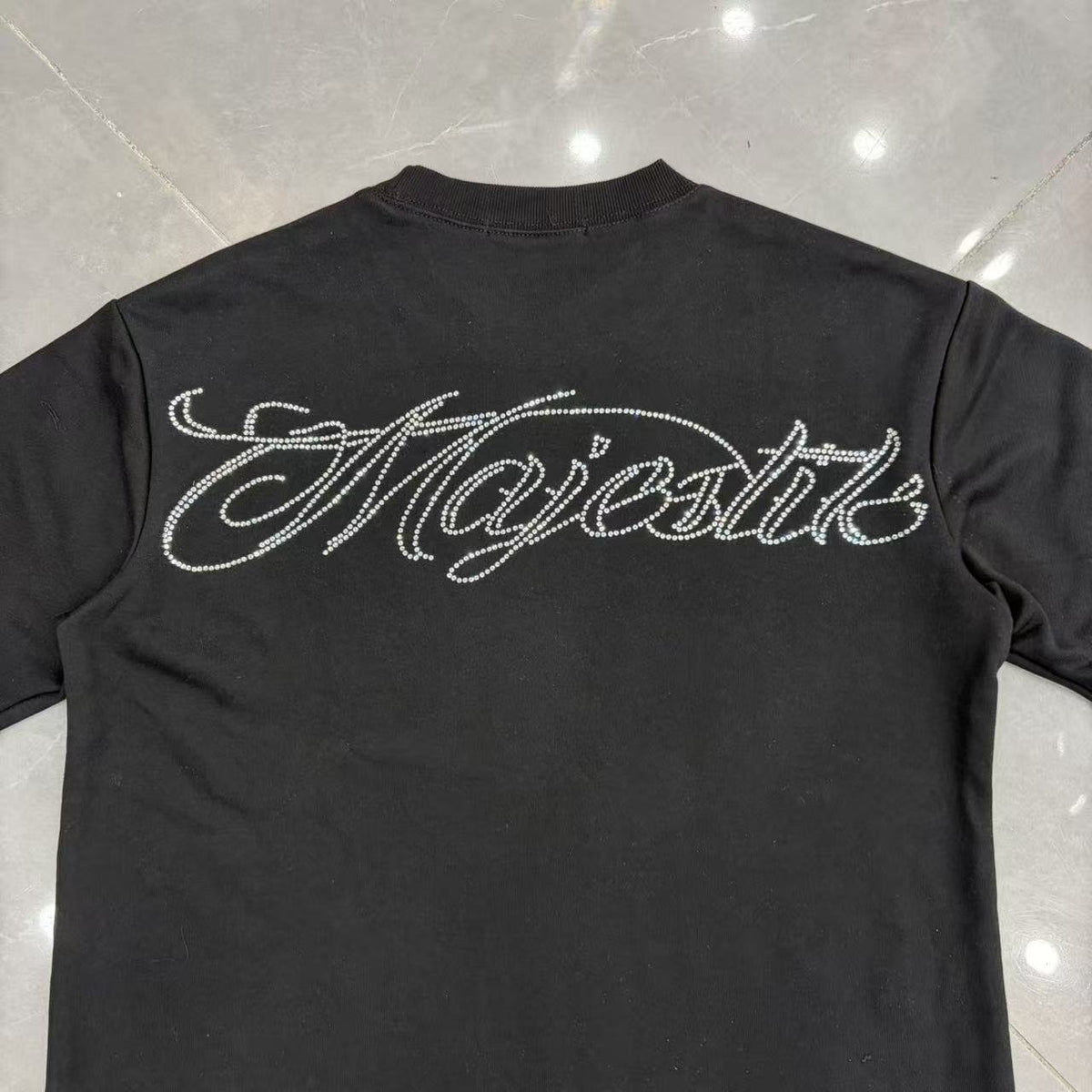 MAJESTIK Eagle Script Graphic Short-Sleeve T-Shirt